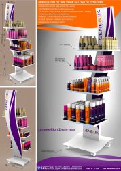 BIO Presentoir cosmetique 7180 GENERIK socle 2