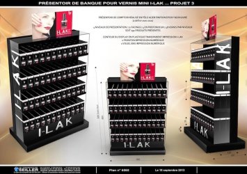 EXP Presentoir cosmetique 6585 PEGGY SAGE