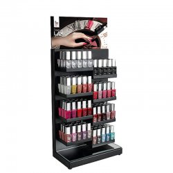 ONG presentoir de comptoir en metal et plastique pour vernis a ongles PEGGY SAGE